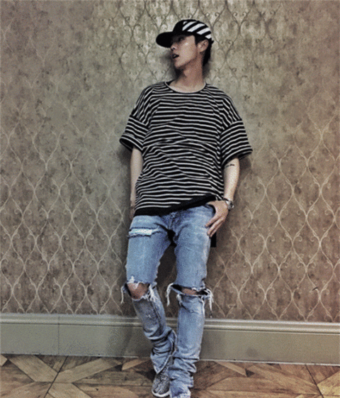 Description: Basic T-shirt PK trend style matching