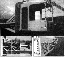 Physical collision test of urban tram driver cab module