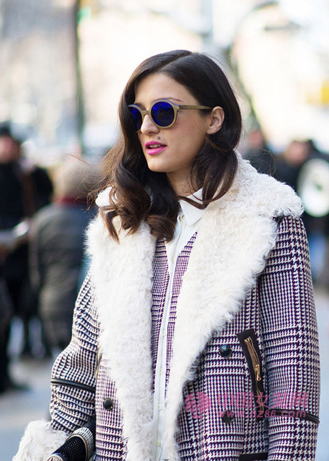 2014 autumn and winter fashion jacket: small cashmere cashmere (Figure 1) 2014秋冬æµè¡Œå¤–套:羊绒å°å·æ¯›(图1)