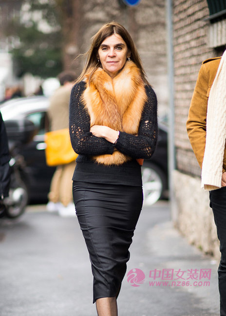 2014 autumn and winter women's trend: curve pencil skirt (Figure 5) 2014秋冬女装趋势:曲线铅笔裙(图5)