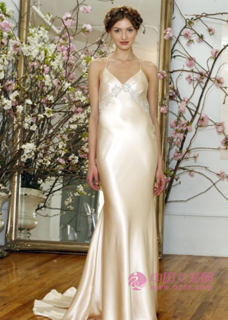 2015 wedding models trends: long strap (Figure 1) 2015婚纱款型趋势:åŠå¸¦é•¿æ¬¾(图1)
