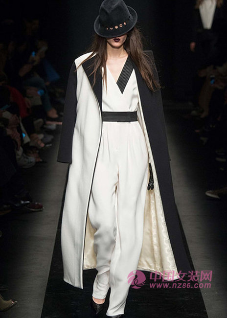 2015 autumn and winter women's mix and match trend black and white color (Figure 2) 2015秋冬女装混æè¶‹åŠ¿ 黑白é…色(图2)