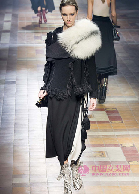 2015 autumn and winter women's mix and match trend black and white color (Figure 3) 2015秋冬女装混æè¶‹åŠ¿ 黑白é…色(图3)