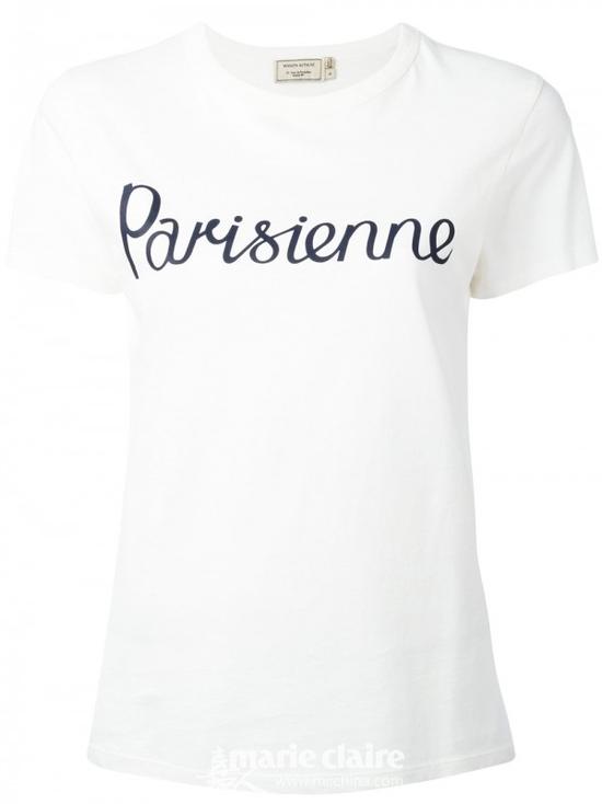 MAISON KITSUNÃ© Parisienne Print T-Shirt