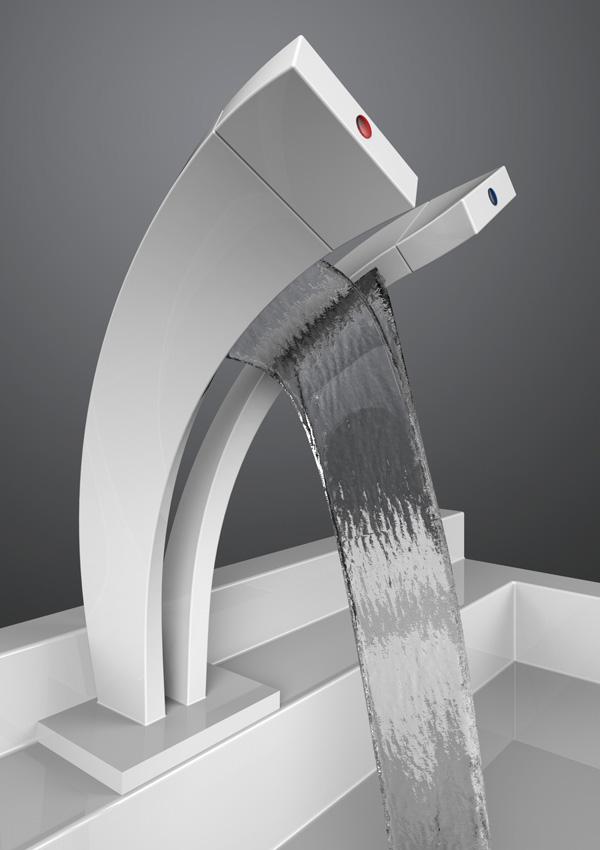 Faucet can be so beautiful Home 24-hour waterfall