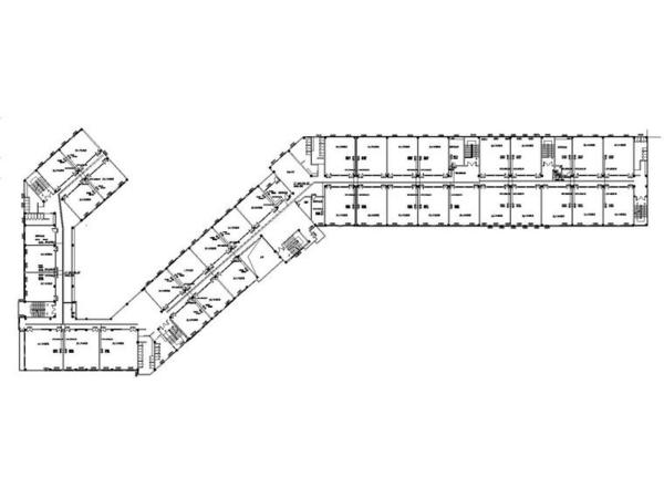 Topology diagram of the integrated wiring system of a new campus