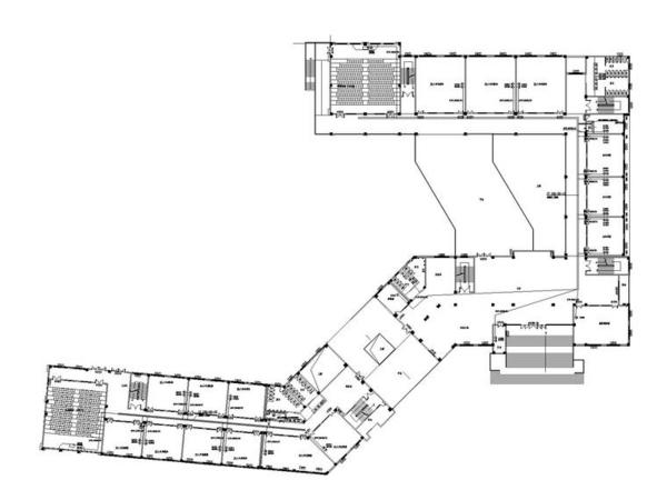 Topology diagram of the integrated wiring system of a new campus