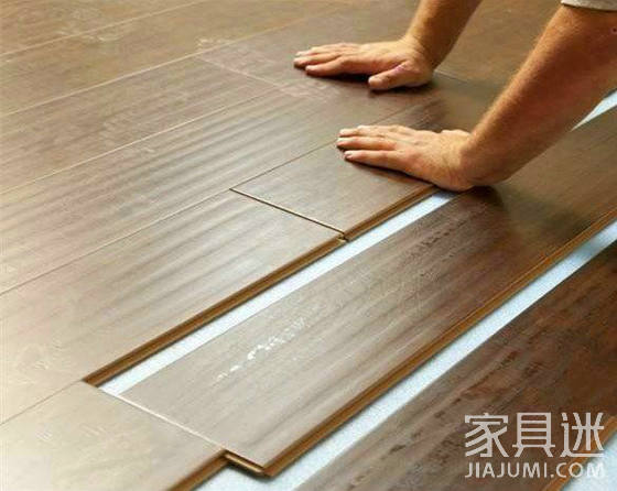 Solid wood floor installation