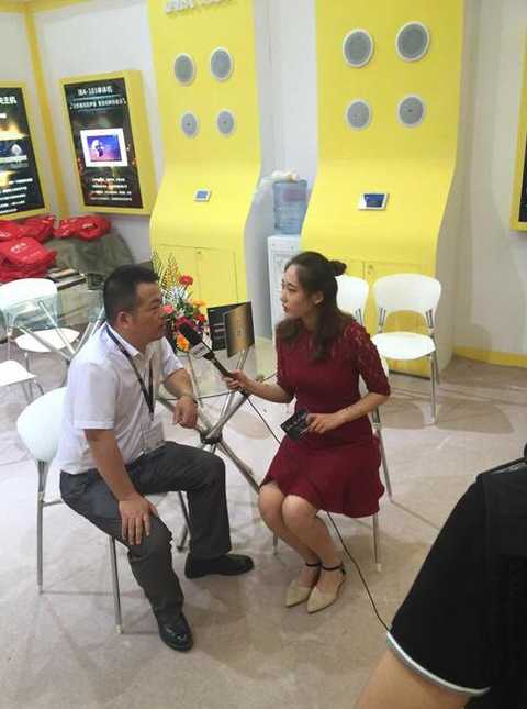 2017 Shanghai Smart Home Show, CCTV reporter interviewed IBA Aibier