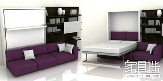 The sofa also has two different combinations