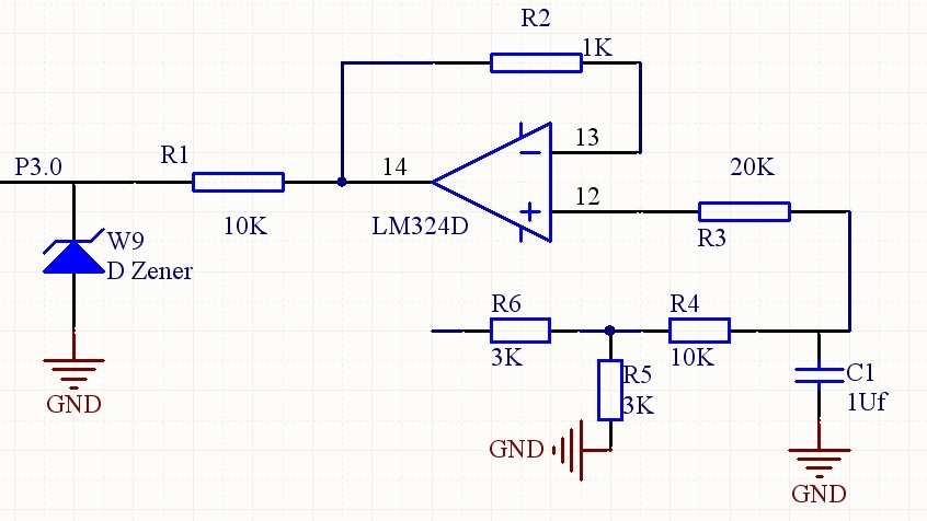 Figure 4 voltage signal acquisition circuit