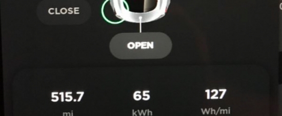 How many kilometers can a Tesla Model 3 run in a single full charge?