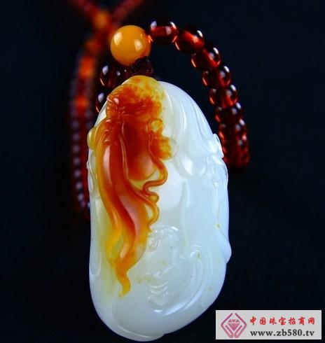 Hetian jade pendant