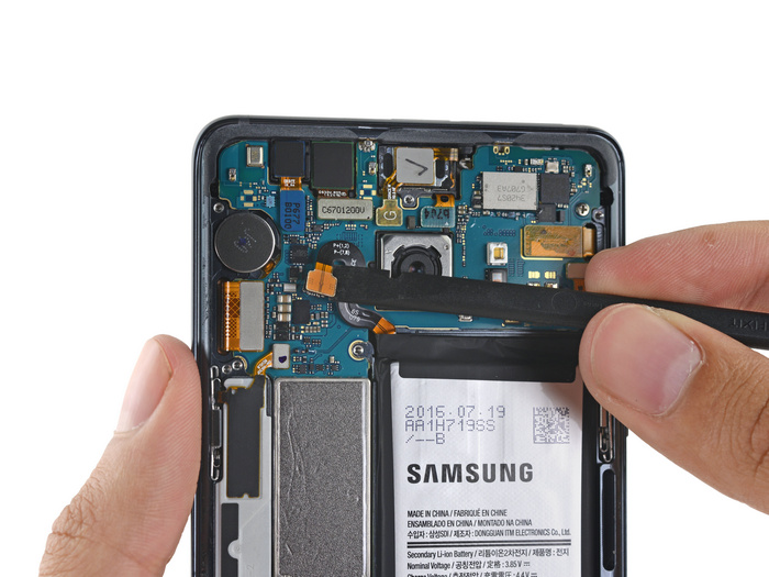 Samsung Galaxy Note7 dismantling