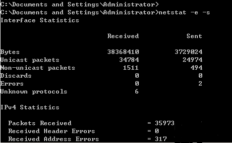 How to use netstat