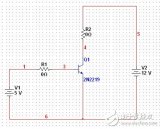 Detailed explanation of the simulation and analysis of the common-fire amplifier circuit under the DC path (graphical ...