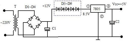 12 volts to 5 volts simple circuit diagram Daquan