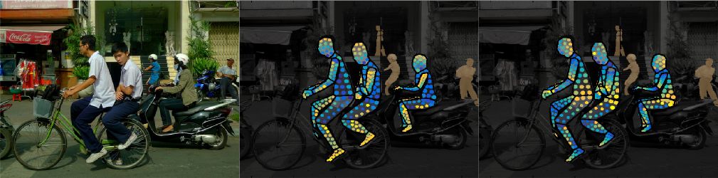 The collaboration between FAIR and INRIA proposes a new model of human pose estimation for human body 3D surface construction