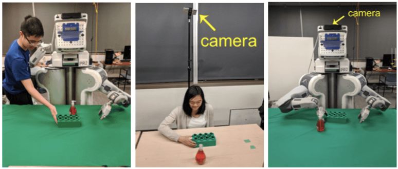 Let the robot imitate learning through a video of only one person