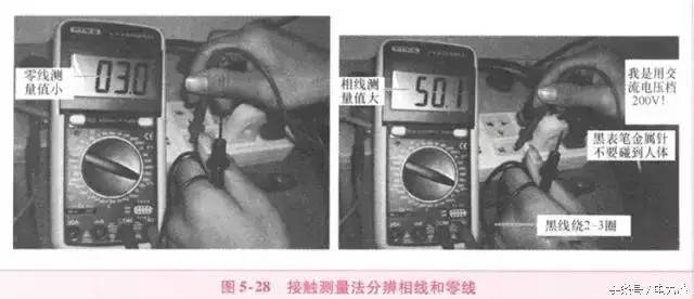 Method and precautions for repairing various line faults with a multimeter