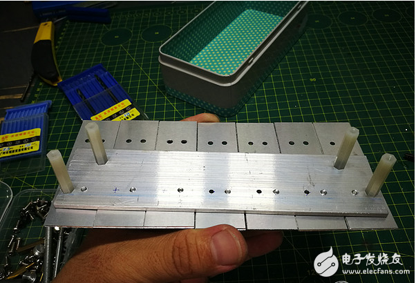 Homemade small led fill light steps