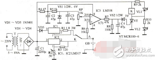 3842 charger circuit diagram Daquan (UC3842/lm324/KA3842 charger circuit detailed)