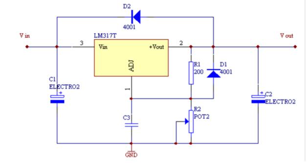 Schematic diagram of linear regulated power supply (analysis of five regulated power supply circuits)