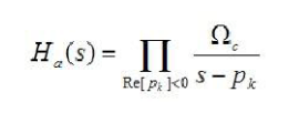 Butterworth filter c language code