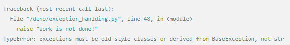 Introduction based on Python exceptions and method analysis of exception handling