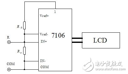 Digital multimeter circuit diagram Daquan (analog-to-digital conversion circuit / display driver circuit)