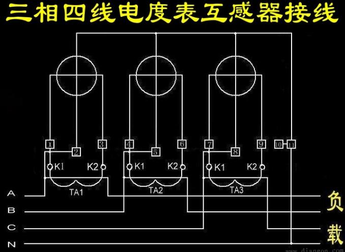 How to calculate the power of the transformer meter _ transformer meter wiring diagram