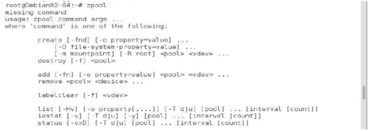 Debian install zfs file system