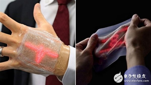 Japan develops a stretchable ultra-thin LED display screen to test the wearer's heart rate