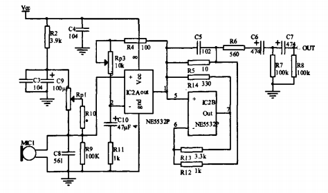 Analysis and production of a monitoring pickup circuit