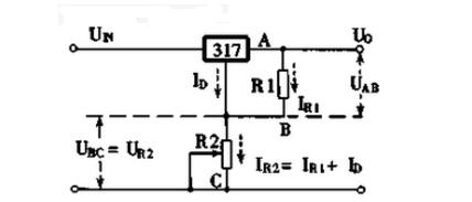 How to connect the three-terminal regulator tube and how to explain it