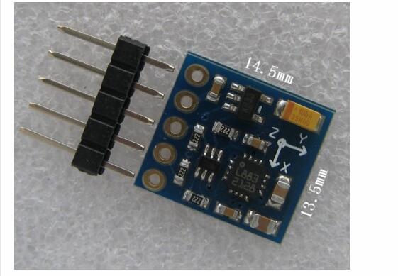 Hmc5883l three-axis electronic compass sensor connected with arduino