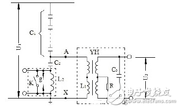 Capacitor voltage transformer wiring principle