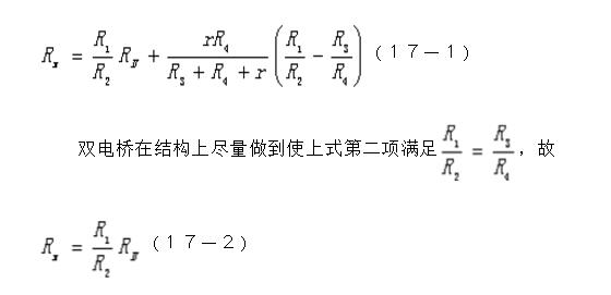 Principle and method of measuring resistance of Kelvin double bridge