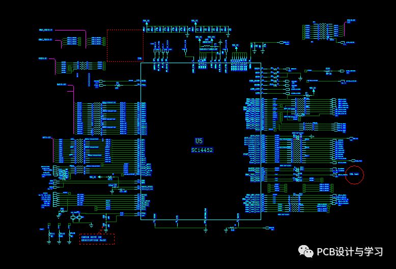 IP cordless phone PCB circuit schematic