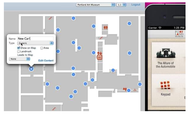 Design and implementation of indoor positioning navigator