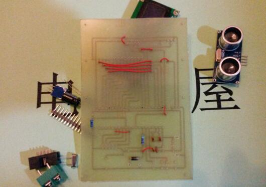 Simple Ultrasonic Ranging Module Making _HC-SR04 Ultrasonic Ranging Module and Manufacturing Diagram