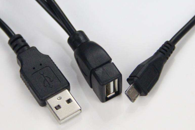 USB-OTG slot type and connection method