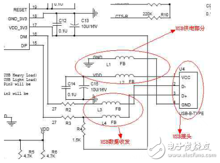 Usb to ttl circuit map Daquan (RS232 / serial / CH340T / PL2303)