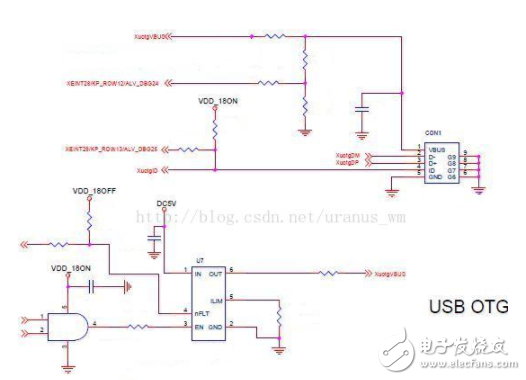 USB insertion detection circuit