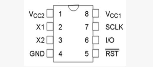 Arduino controls DS1302 clock chip (ds1302 pin diagram and function and application circuit)