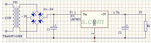 7805 series voltage regulator is good or bad with an analog multimeter how to judge