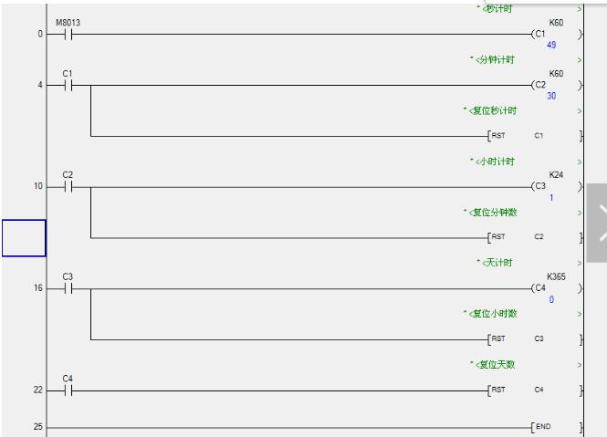 Mitsubishi PLC how to write timing instructions