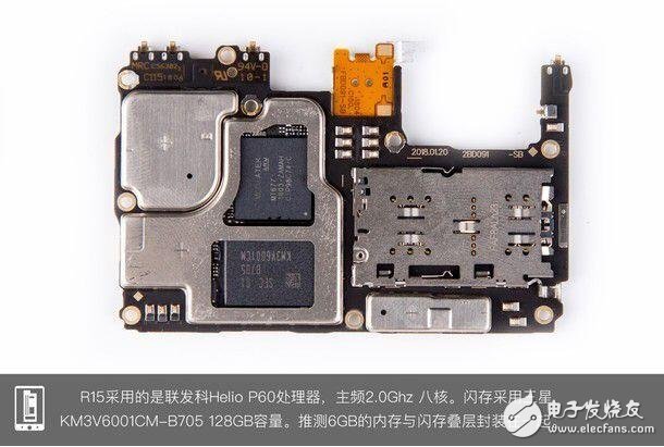 The OPPO R15 just released disassembles the machine (OPPOR15 disassemble picture details)