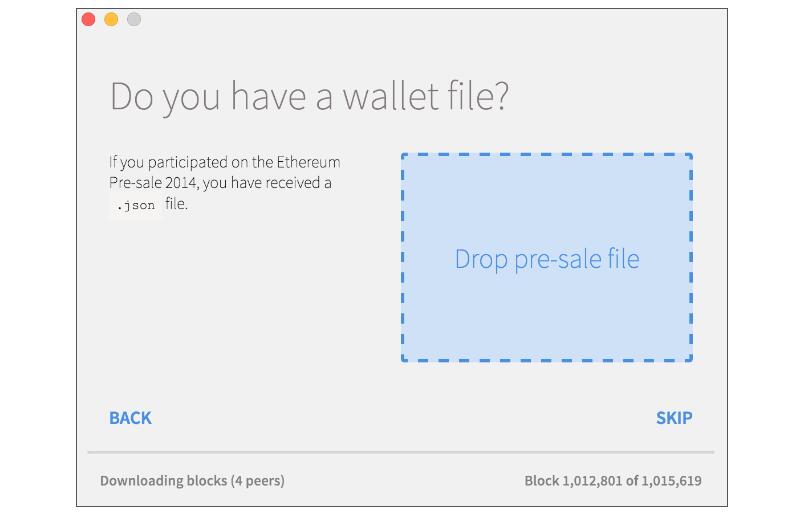 How to use the ethernet wallet?