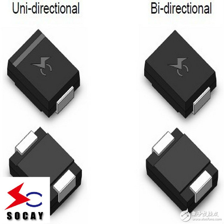 How to quickly distinguish the single bidirectional of TVS transient suppression diode